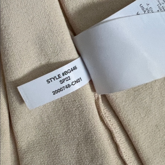 Like New! J. Crew Ribbed Scoopneck Knit Dress Cream in Size L - Picture 11 of 14